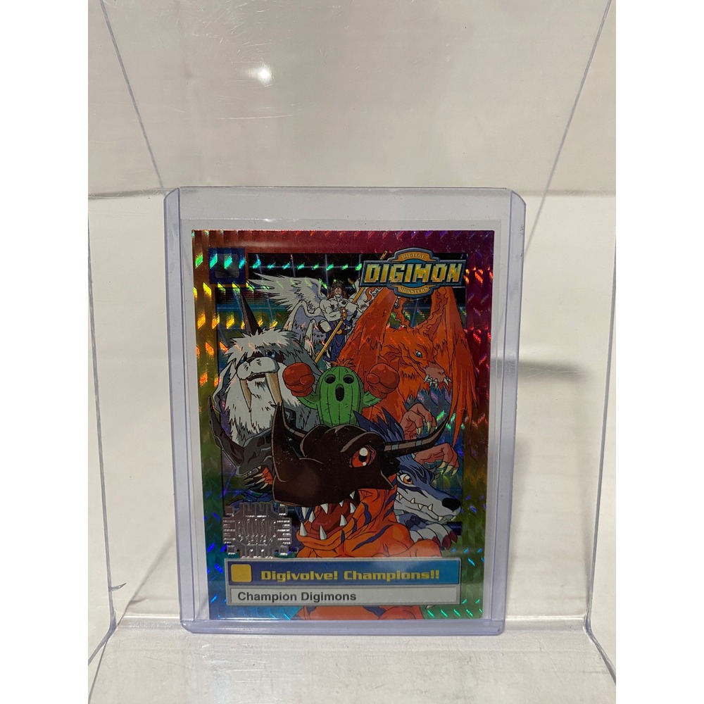 Bandai Digimon Trading Card Digivolve Champions! 3 of 34 1999 Upper Deck Holo